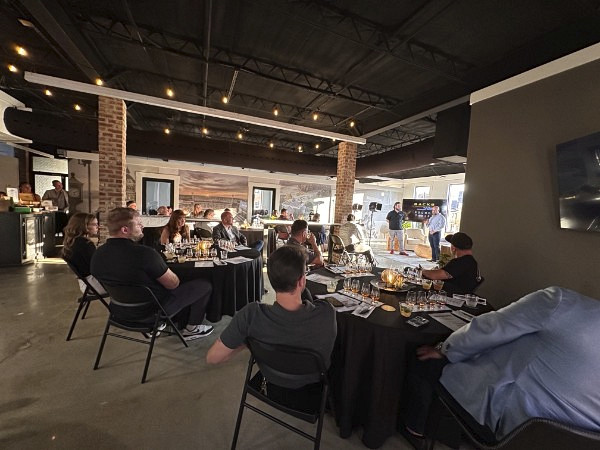 Guests seated at a Back 9 Round Table event