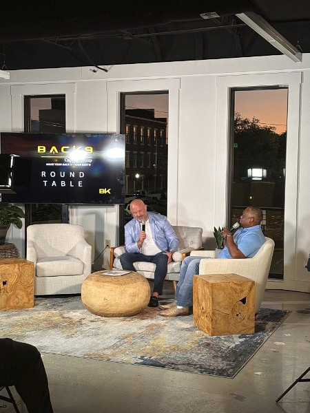 Antwann Richardson hosting a Back 9 event